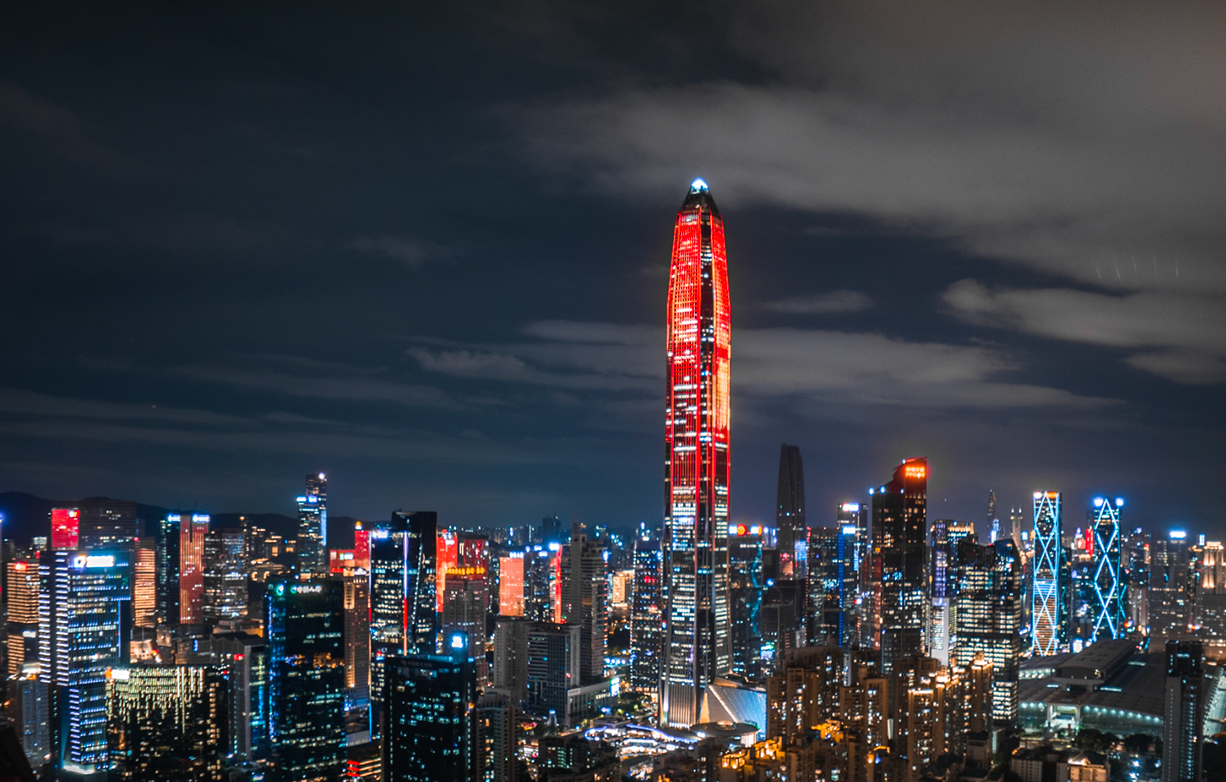 600米深圳第一高樓 —— 平安金融中心的燈光！