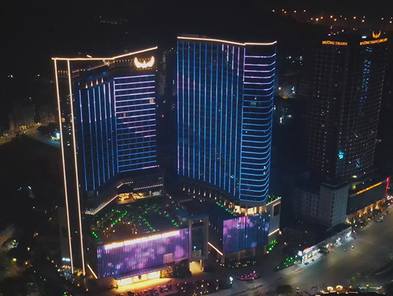北緯20度的海濱燈光，越南Muong Thanh Ha Long Centre