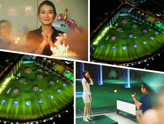 GOLF+無限玩法！高爾夫智能燈光互動控制系統(tǒng)等您來體驗